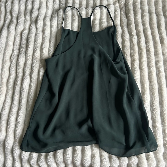 Twik Womens Medium Dark Green Airy Tank Top - Picture 6 of 6